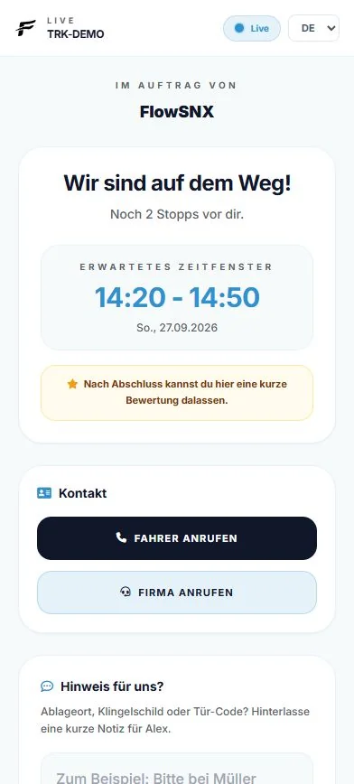 Noch 2 Stopps · 14:20–14:50