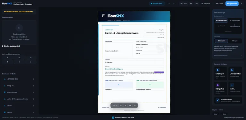 FlowSNX PDF-Designer