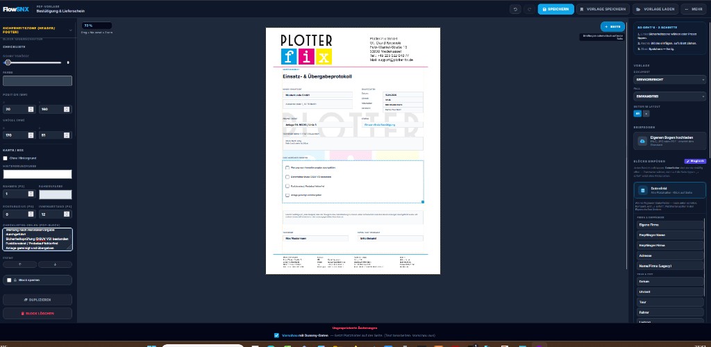 FlowSNX PDF-Designer